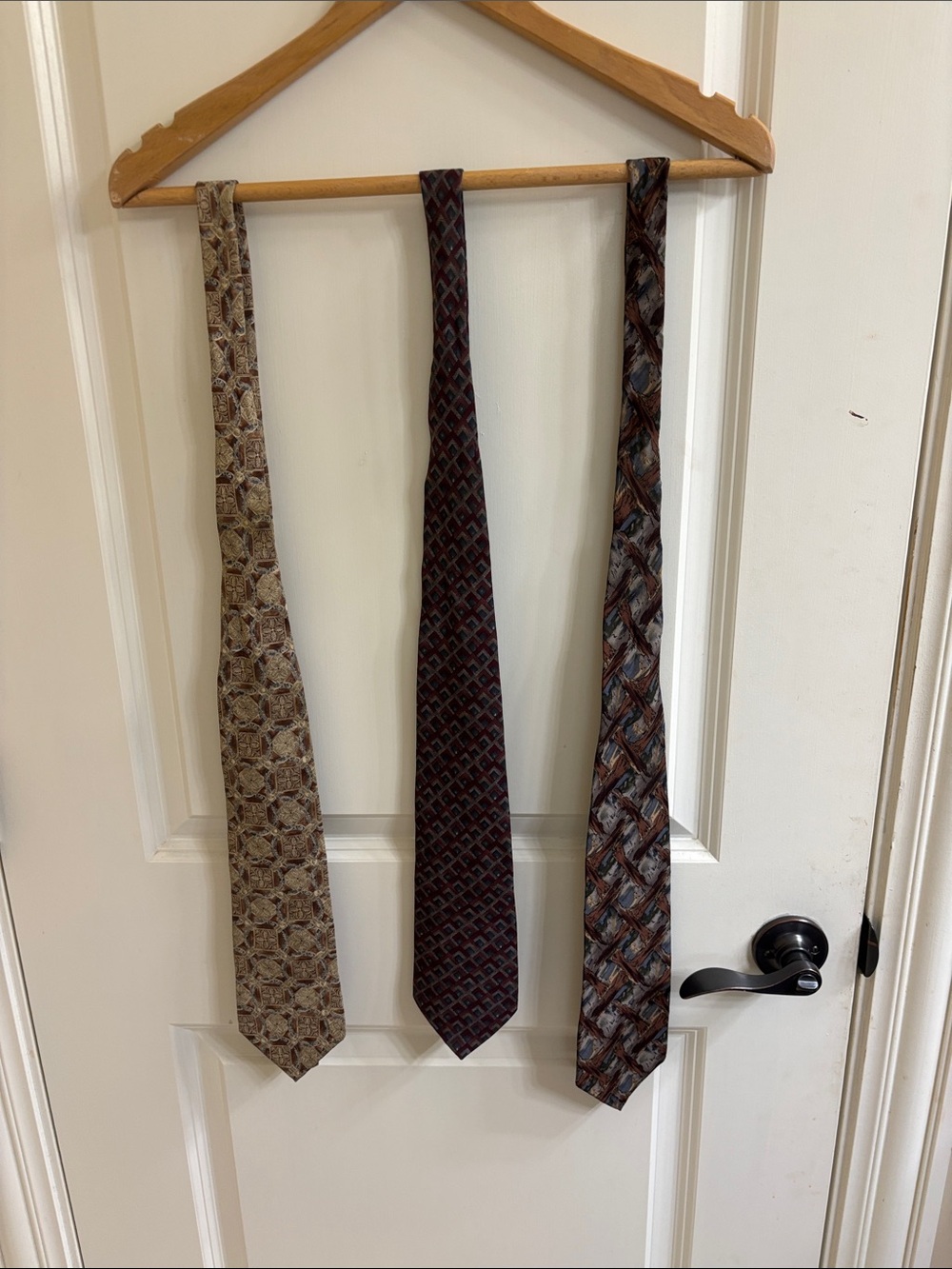 Classic Men's Neckties - Brown Patterned - 3 pack